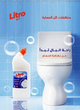 Litro Bathroom Cleaner 750 ml – Fresh Scent