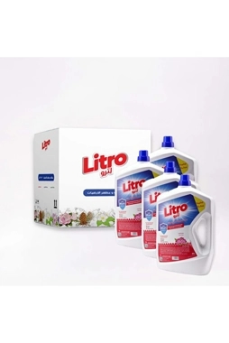 Litro Floor Cleaner 4×3L – Rose
