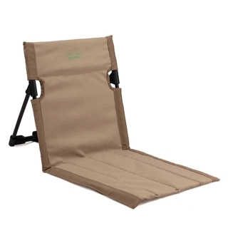 FOLDING GROUND CHAIR 39.5x38x39CM - BLACK