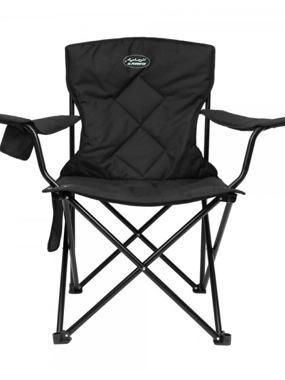Alrimaya - Heavy Duty Folding Camping Chair Black