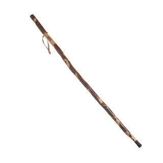 WALKING STICK WITH COMPASS ON TOP BARKS - 120CM