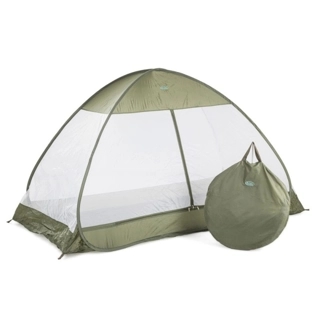 MOSQUITO TENT-OLIVE GREEN + WHITE