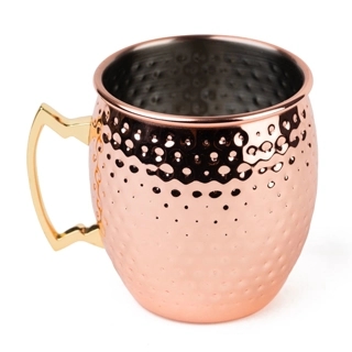 DOTTED MUG 500ML - COPPER
