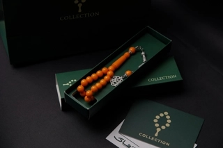 Bakelite Rosary – Saffron Yellow