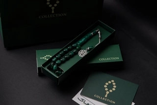 Bakelite Rosary – Royal Green