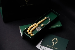 Bakelite Rosary – Ivory White