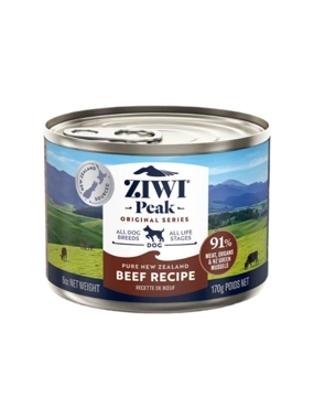 Ziwi Peak wet dog food with beef 170g