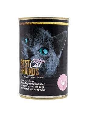 Best Friend Cat Wet Food for Kittens Chicken in Sauce 415g