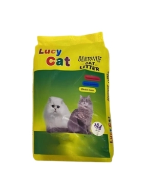 Lucy cat scented, highly clumping and absorbent cat sand, 20kg
