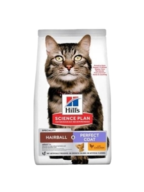 Hills Hairball Dry Food for Adult Cats to Prevent Hairballs with Chicken 1.5kg