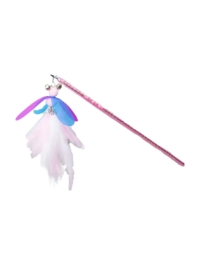 Seven Bird cat toy stick with a toy and colorful balls at the end