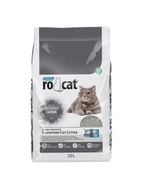 Ro-cat High Clumping Cat Litter with Activated Carbon Scent 10L