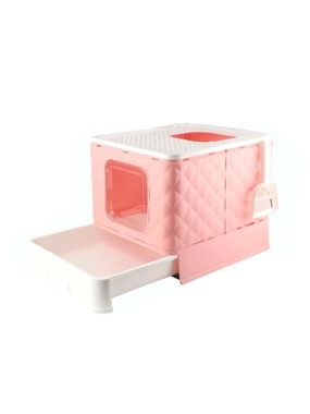 Seven Bird closed cat litter box with scoop, available in multiple colors 34.5×12.5×51.5cm