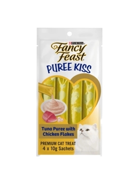 Purina Fancy Feast Tuna and Chicken Flakes Cat Treats 4*10g