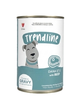 Trendline Beef Wet Dog Food in Gravy 400g