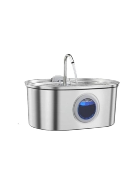 Stainless Steel Water Fountain for Dogs and Cats 3.2L
