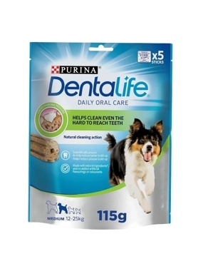 Purina Dentallife dental treats for medium-sized dogs, 5 sticks, 115g