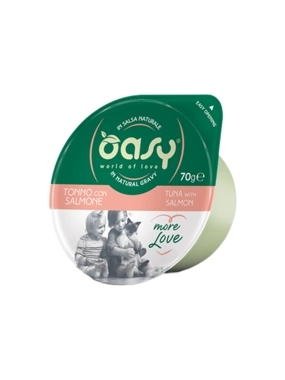 oasy Wet Cat Food with Tuna & Salmon 70g
