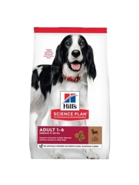 Hill's dry dog food with lamb and rice 14kg