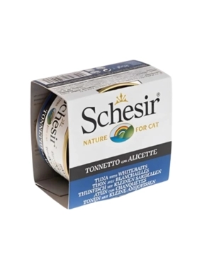 Schesir Wet Cat Food with Tuna and Whitebait 85g