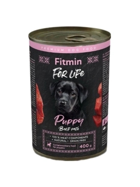 Fitmin Wet Food for Puppies Beef Pate 400g