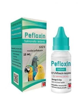 Avicenna Labs pefloxin Antimicrobial Drops for Birds 15ml