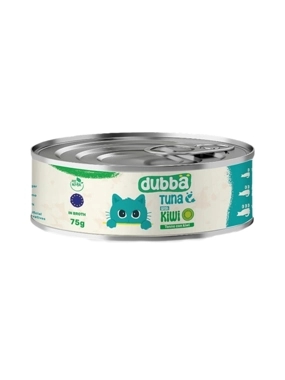 Dubba Wet Cat Food with Tuna & Kiwi in Gravy 75g