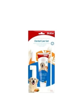 Bioline Dog Dental Care Kit Chicken Flavor 100g