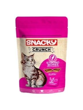 Snacky Cat Treats for strong bones with Chicken & Cheese 60g
