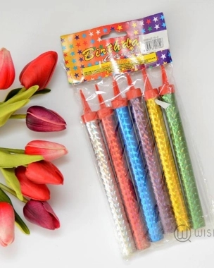 Sparking candles (6 pieces)