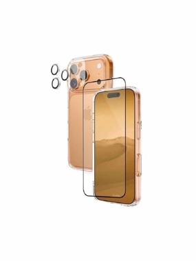 Armor Pro 4-in-1 Protection Package for iPhone 17 Pro and 17 Pro Max - Clear