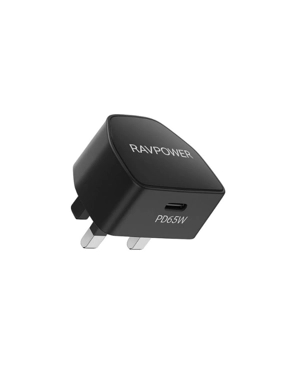 RAVPower 65W Type-C Wall Charger, Black
