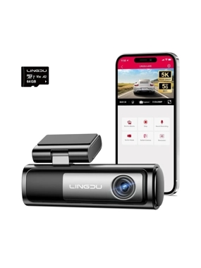 LINGDU Dash Cam 5K LD06 Front and Rear Camera