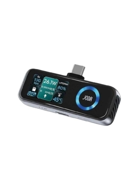 Joda 512GB Type-C Data Transfer Device with Digital Display - Black