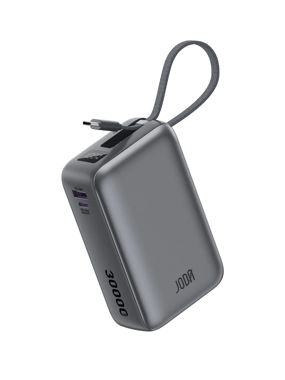 Joda 30,000mAh 65W Power Bank with Built-in Type-C Cable