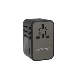 RAVPower 75W Multi Port Travel Plug with Three Type C Ports and Two USB-A Ports