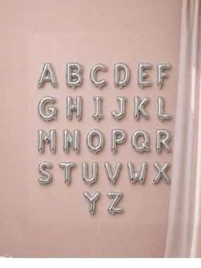 lowercase letter balloon