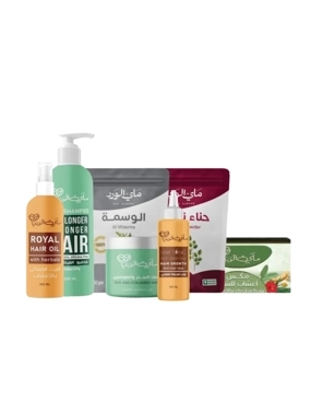 Royal Indian course for hair care and hiding gray hair for 3 months