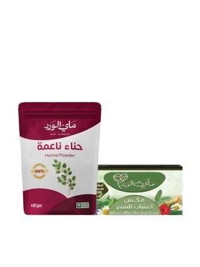 Henna powder with mixed herbs