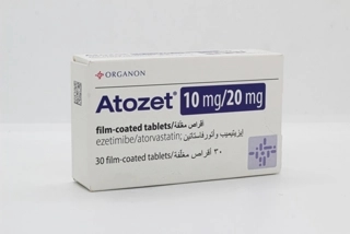 Atozet 10mg/20mg Ezetimibe & Atorvastatin Tablets, Cholesterol Management - 30 Tablets