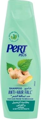 Pert Plus Anti-Hair Fall Shampoo with Ginger and Nettle Extracts for Breakage-Prone Hair 200 ml