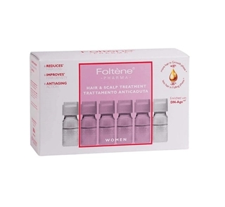 Foltène Women Hair & Scalp Anti‑Hair Loss Treatment, Ampoules for Density & Growth 12 Ampoules