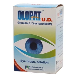 Olopat U.D. 0.1% Olopatadine Eye Drops For Treating Eye Allergy, Unit Doses