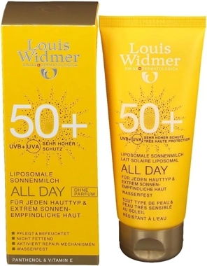 Louis Widmer All Day Liposomal Sun Fluid SPF 50+ For Sensitive Skin, 100ml - 100 ml