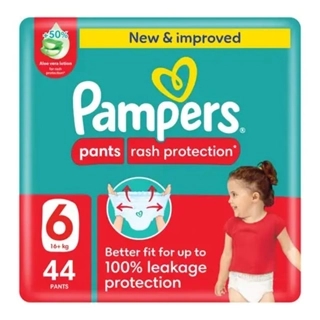 Pampers Pants Rash Protection Size 6 (+16 kg) 44 Diaper Pants