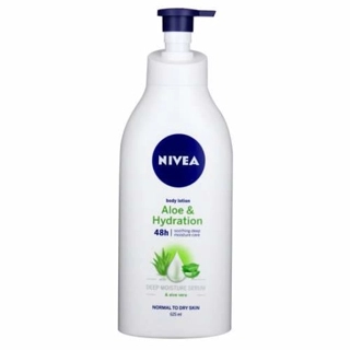 Nivea Aloe And Hydration Body Lotion With Deep Moisture Serum And Aloe Vera 625ml