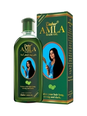 Dabur Amla Hair Oil Original for Nourished, Longer-Looking, Stronger-Looking & Darker-Looking Hair 200 ml