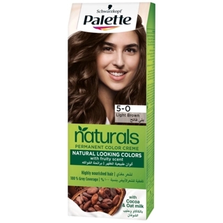 Palette Naturals Permanent Color Creme 5-0 Light Brown