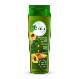 Vatika Naturals Nourishing Oil Shampoo with Natural Avocado Revitalize and Nourish for Dull Hair 425ml