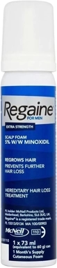 Regaine Extra Strength Scalp Foam for Men, 5% Minoxidil - 73ml